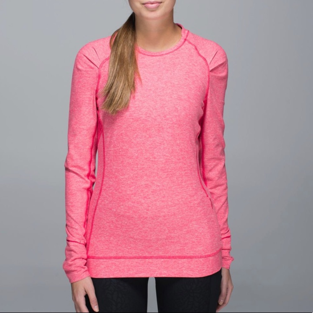 Lululemon Think Fast Long Sleeve Shirt Size 4